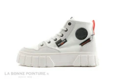 Palladium PALLATOWER Star White - 98573-116 - Basket Montante Plateforme -Pas à Pas cd24607c73b9e66c561f35ea11d5d5ef 98573 116 m.06 182558