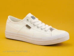 B Et M Banana Moon - RATISSE Blanc - Basket Femme Toile Blanche