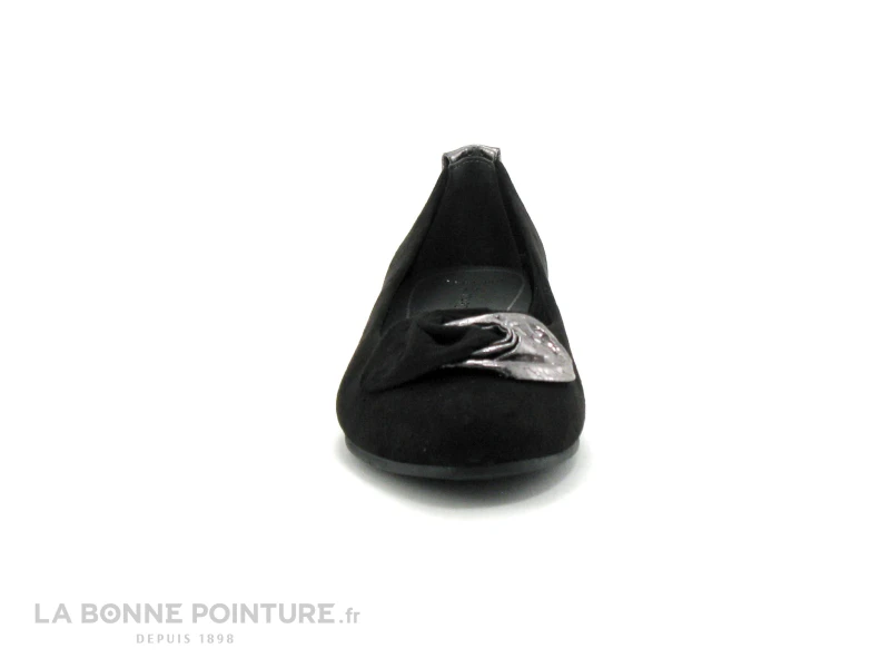 Marco Tozzi 2-22108-22 - Black Comb - Ballerine Noire - Argent 2 Marco Tozzi 2-22108-22 - Black Comb - Ballerine Noire - Argent – Image 2