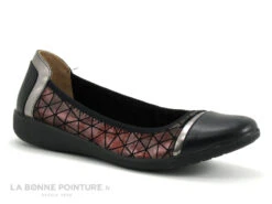 Inea ROYAL Noir Cuivre - Ballerine Mode Femme