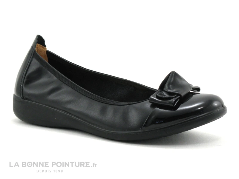 INEA Camelia Noir Bout Verni Ballerine 1 INEA Camelia Noir Bout Verni Ballerine