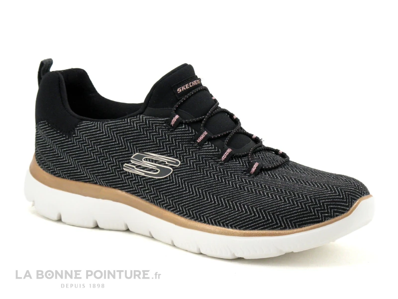 Skechers 149528 SUMMITS DAZZLING ME - Noir - Basket Femme 5 Skechers 149528 SUMMITS DAZZLING ME - Noir - Basket Femme – Image 5