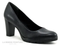 Marco Tozzi 2-22457-21 Black Nappa - Escarpin Talon Haut