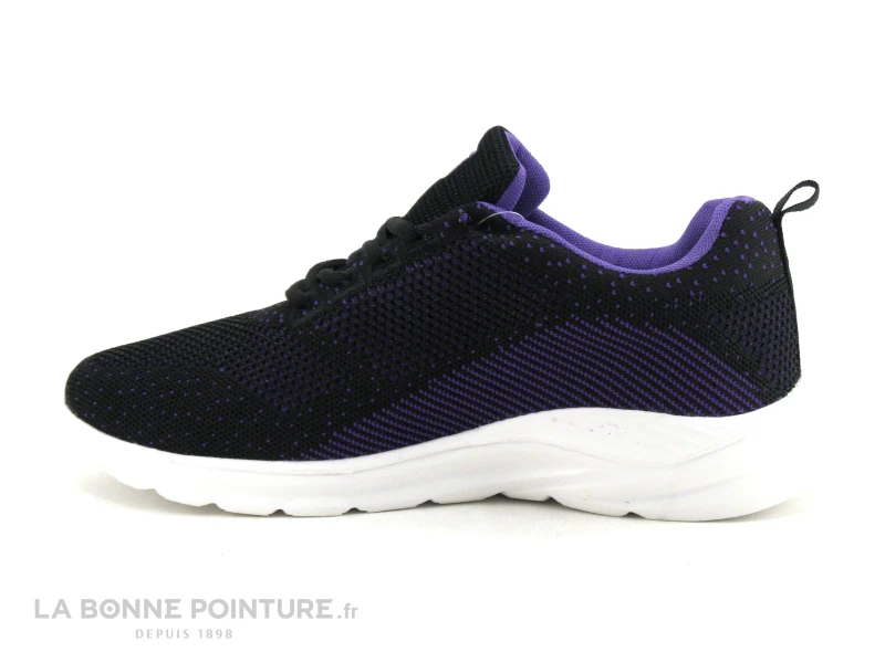 DT New York B387763 - Noir - Violet - Basket Maille Femme 2 DT New York B387763 - Noir - Violet - Basket Maille Femme – Image 2
