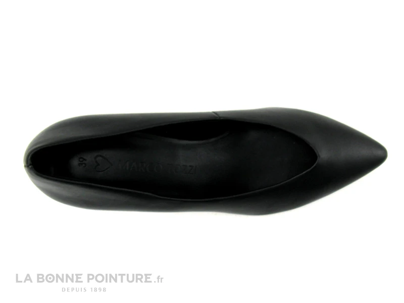 Marco Tozzi 2-22419-20 Black - Escarpin Noir Pointu - Talon Incurve 6 Marco Tozzi 2-22419-20 Black - Escarpin Noir Pointu - Talon Incurve – Image 6