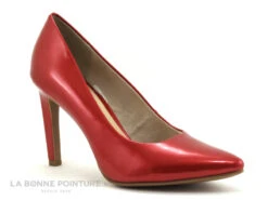 Nouvelles versions 15 Marco Tozzi 2-22415-20 Chili Metal - Rouge Verni Talon Escarpin