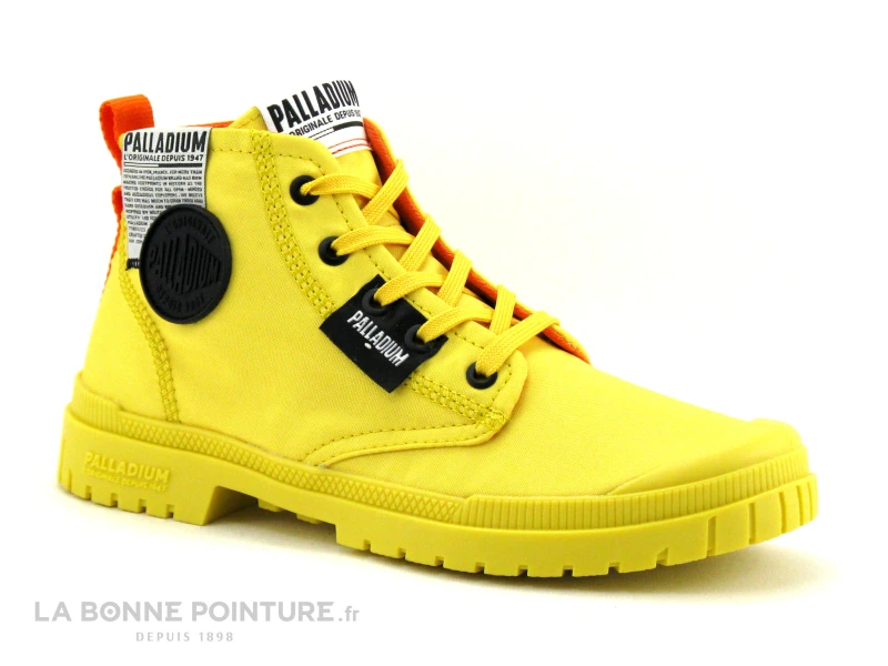 Palladium OVERLAB - Super Lemon - 77371 - Basket Montante Jaune 5 Palladium OVERLAB - Super Lemon - 77371 - Basket Montante Jaune – Image 5