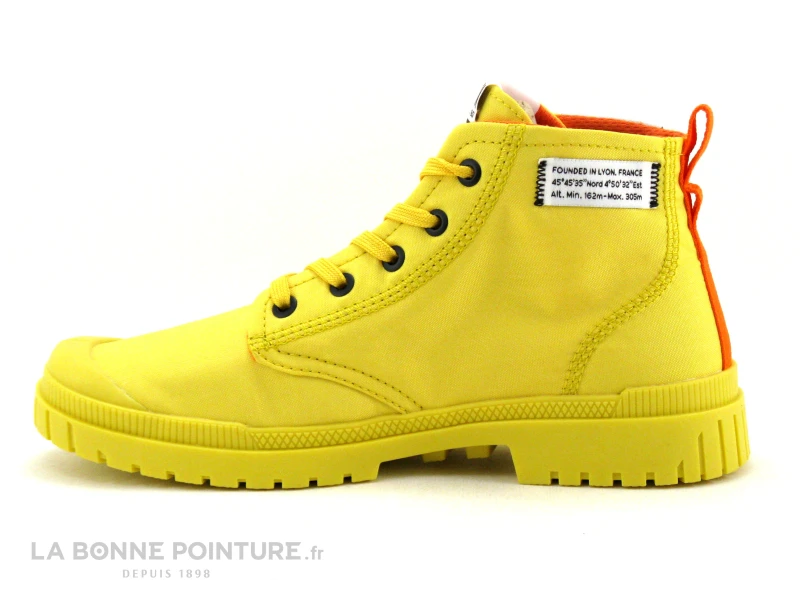 Palladium OVERLAB - Super Lemon - 77371 - Basket Montante Jaune 3 Palladium OVERLAB - Super Lemon - 77371 - Basket Montante Jaune – Image 3