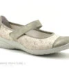 Remonte R7627-93 - Ballerine Beige Et Fleurie Avec Bride Velcro