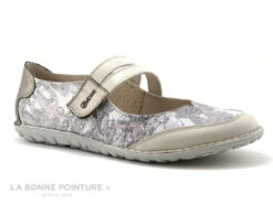 Alce Shoes 9166 - Beige - Imprime Noir Blanc Bone - Ballerine Velcro -Pas à Pas cd24607c73b9e66c561f35ea11d5d5ef img 7258.jpg 114254