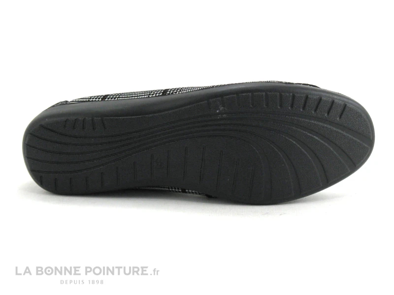 Inea FABAGO - Ballerine Prince De Galles Noir Blanc Bordeaux 7 Inea FABAGO - Ballerine Prince De Galles Noir Blanc Bordeaux – Image 7