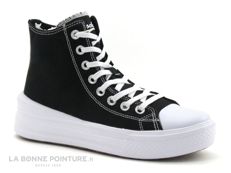 Dockers 50VL202 - Basket Montante Noire - Femme 1 Dockers 50VL202 - Basket Montante Noire - Femme