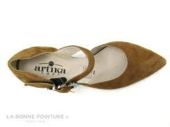 Artika YNATA Vel Daim - Escarpin Jaune Ocre - Talon Haut - Bout Pointu -Pas à Pas cd24607c73b9e66c561f35ea11d5d5ef img 8378.jpg 157432