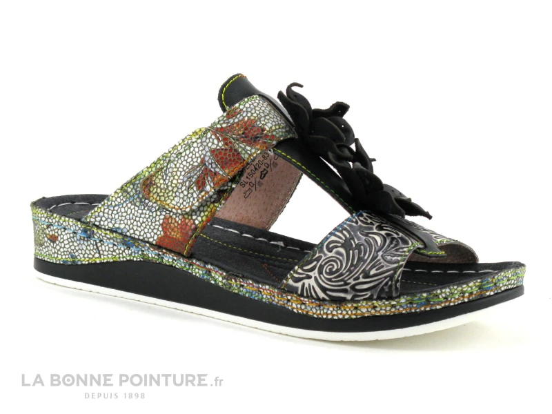 Laura Vita BRCUELO 83 Noir - Mule Femme Semelle Compensee 5 Laura Vita BRCUELO 83 Noir - Mule Femme Semelle Compensee – Image 5