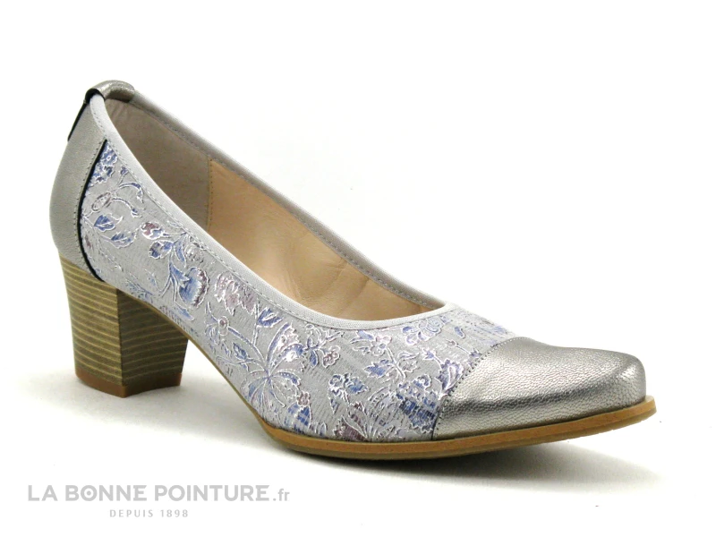 Geo Reino TURBAN Honda Gris - Escarpin Petit Talon 5 Geo Reino TURBAN Honda Gris - Escarpin Petit Talon – Image 5