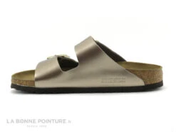 Birkenstock ARIZONA Birko Flor Electric Metallic Taupe - BK1012972 - Mule -Pas à Pas cd24607c73b9e66c561f35ea11d5d5ef img 9898.jpg 159767